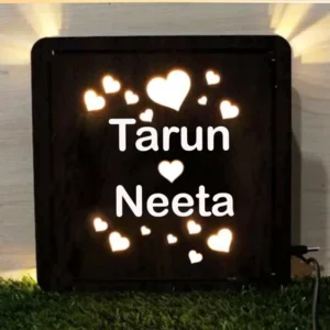 Personalized LED Wooden Name Night Lamp