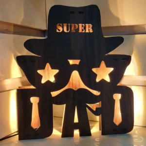 LED Initials | Super Dad